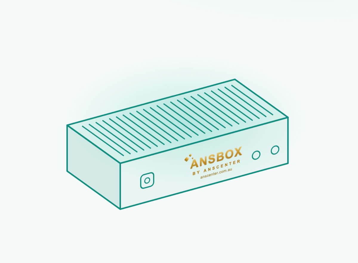ANSBOX — fanless on-prem AI appliance